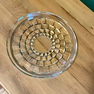 🌙 Colony Whitehall Clear Luncheon Plates – Midnights Collection (Set of 4)